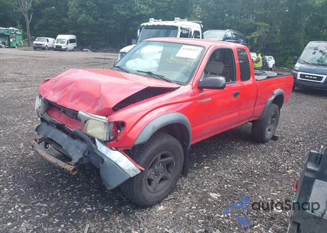 2003 Toyota Tacoma Base V6 z USA, uszkodzony, nr VIN 5TEWN72N43Z188023